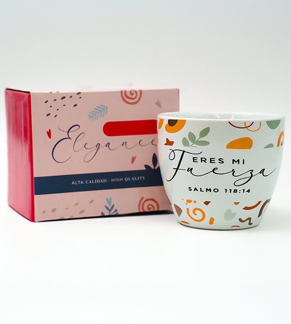 Taza Elegance | Eres mi fuerza - Imagen 2