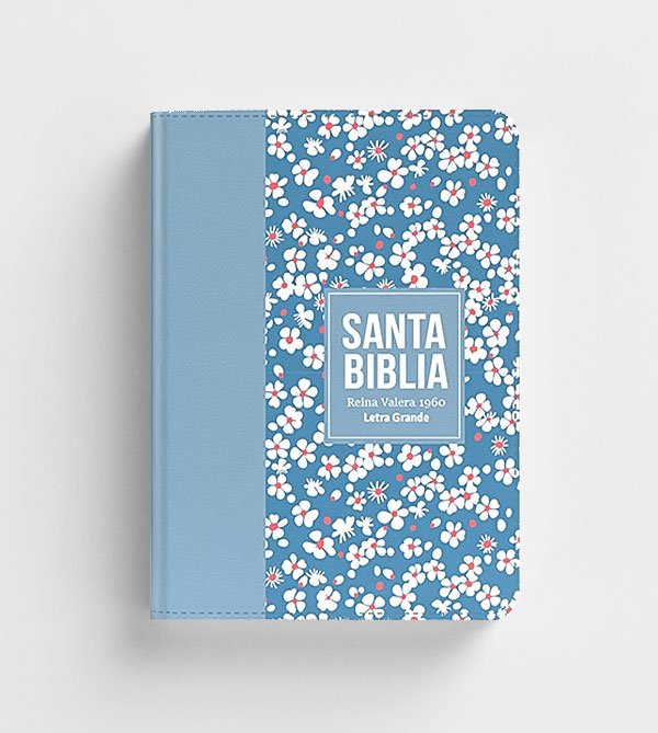 Biblia RV60 | Tamaño Compacta | Azul claro